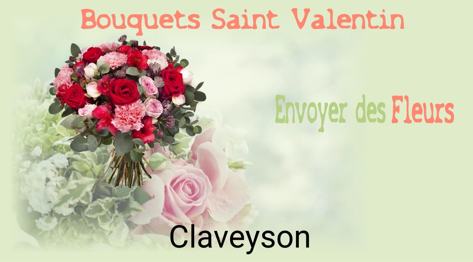 Roses de Saint-Valentin livrées à Claveyson